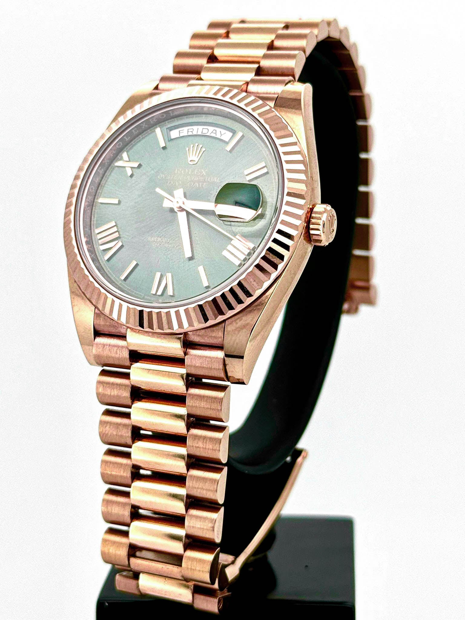 DAYDATE 40MM ROSEGOLD OLIVE GREEN DIAL (2021)