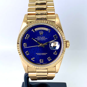 Daydate Yellowgold Blue