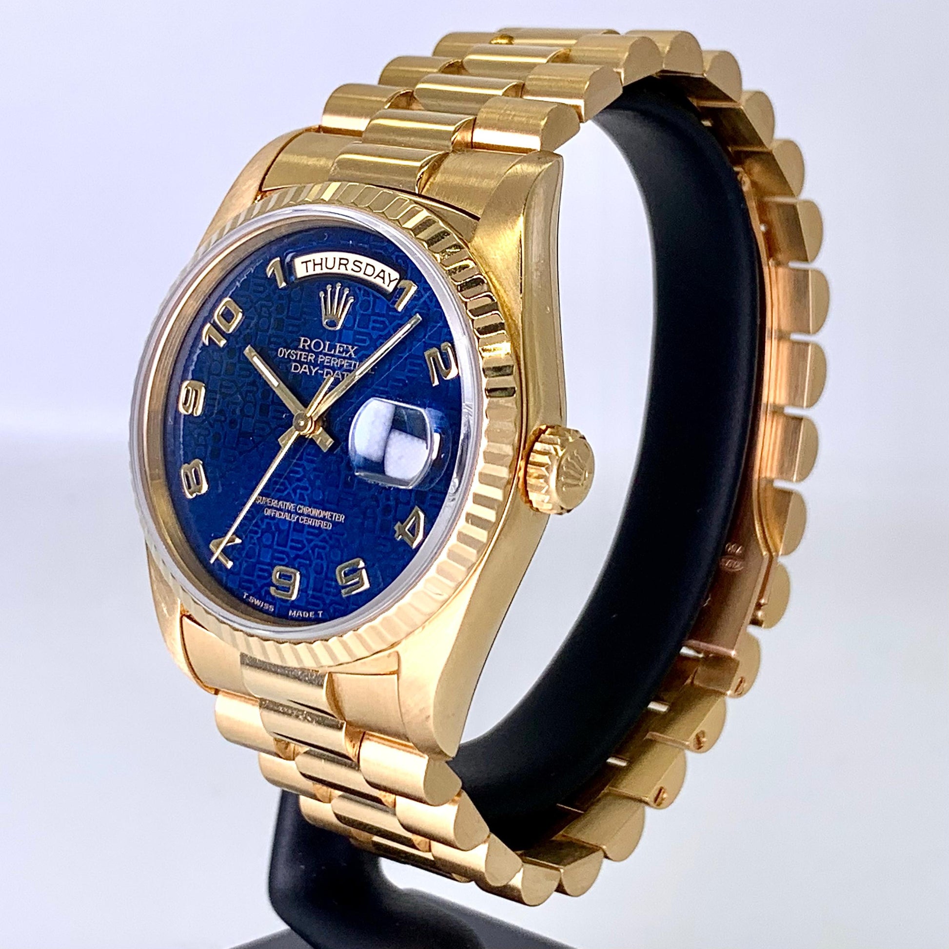 Daydate Yellowgold Blue