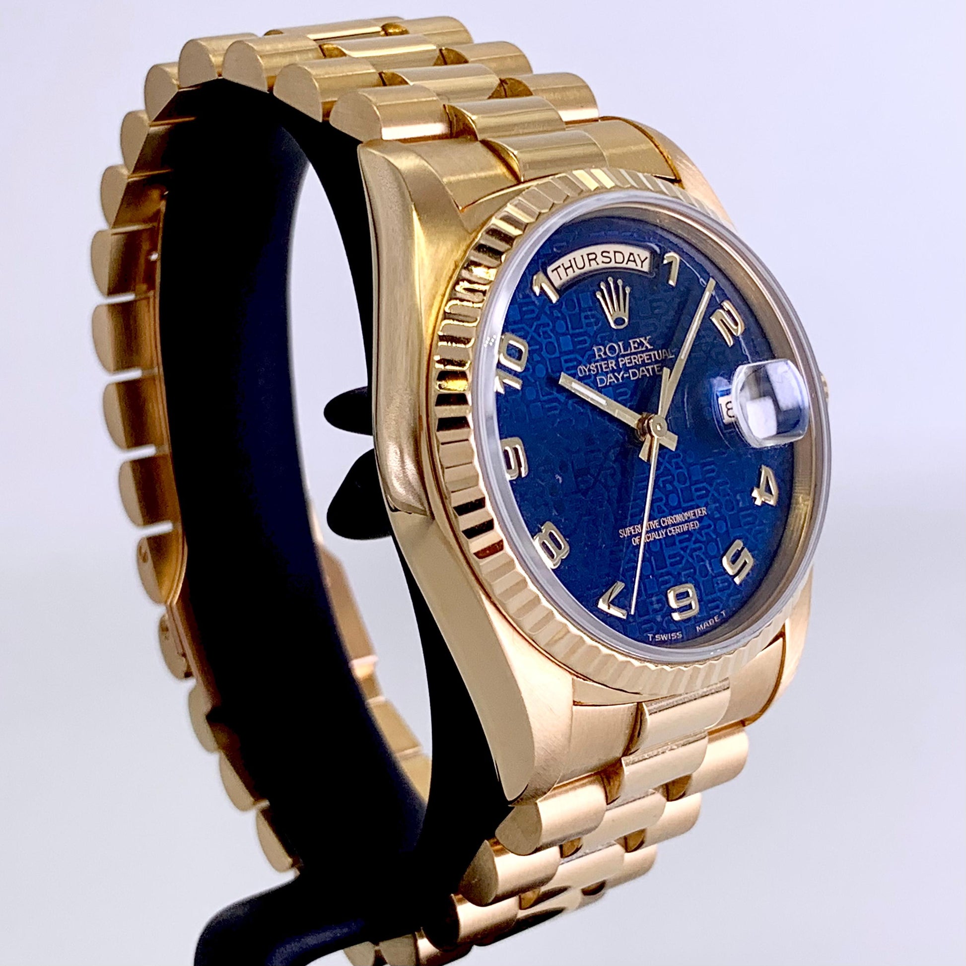 Daydate Yellowgold Blue