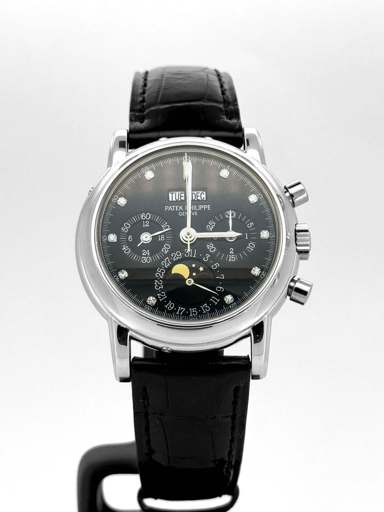 PERPETUAL CALENDAR 3970E CHRONOGRAPH BLACK DIAL (UNDATED)