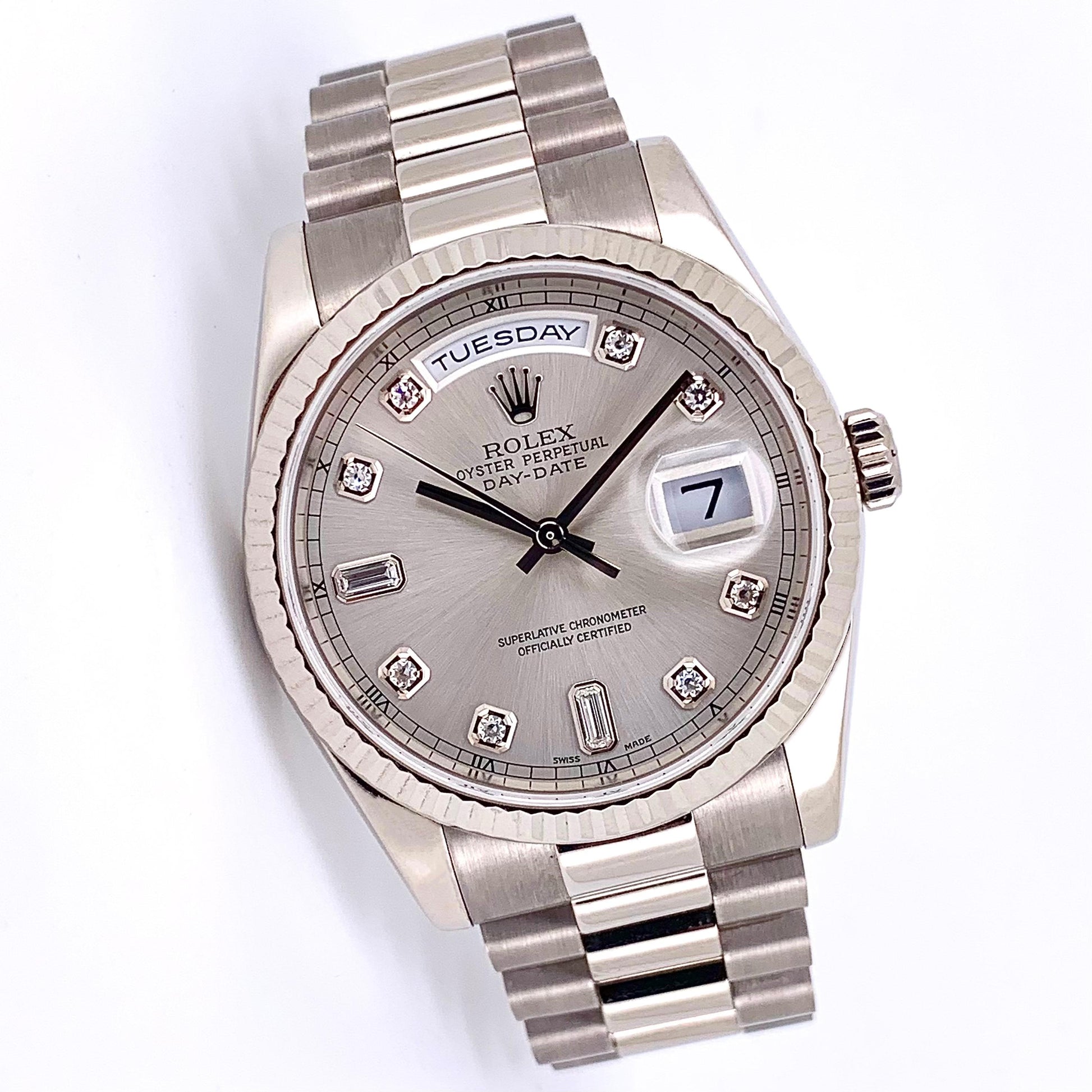 Daydate Index Silver