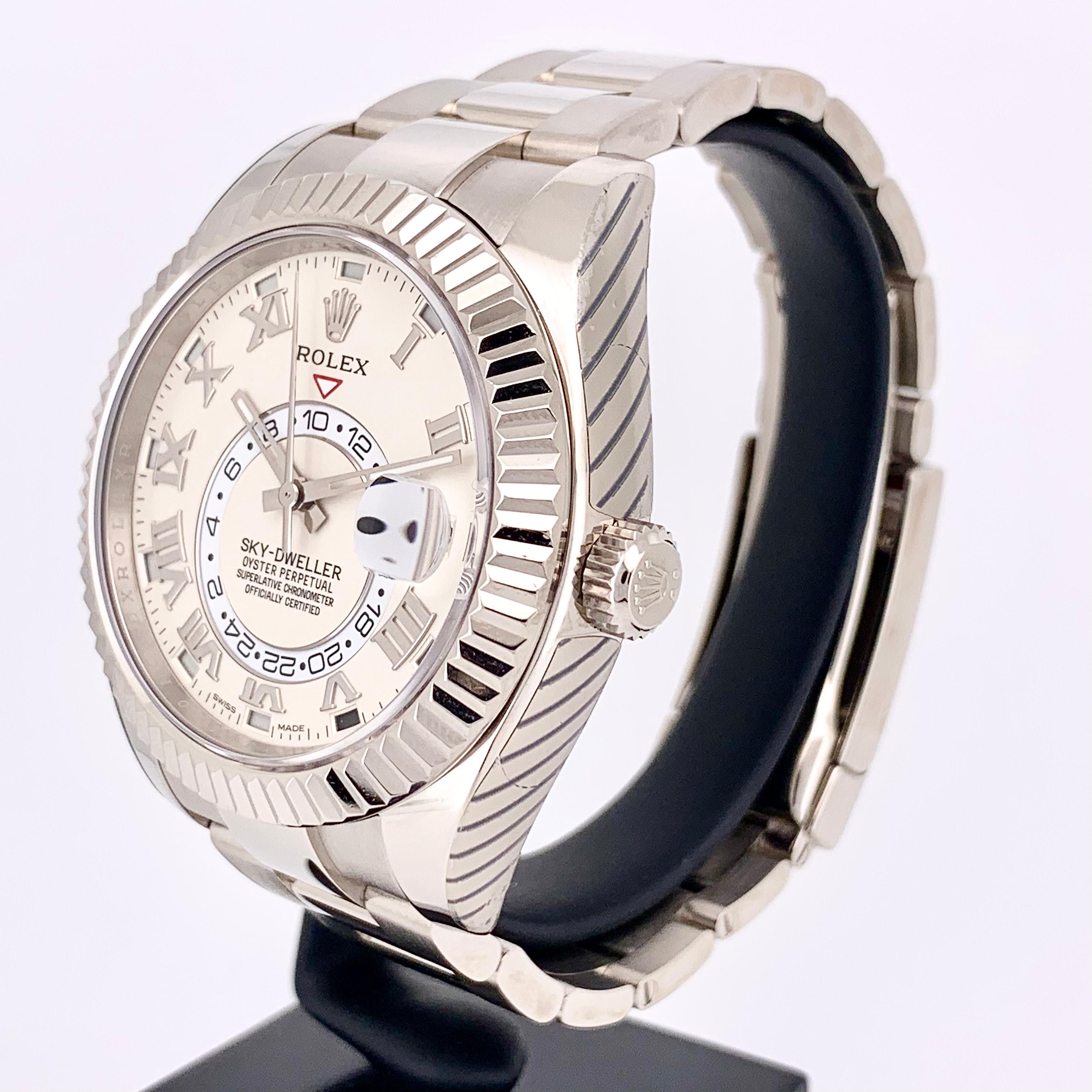 Sky Dweller White Roman