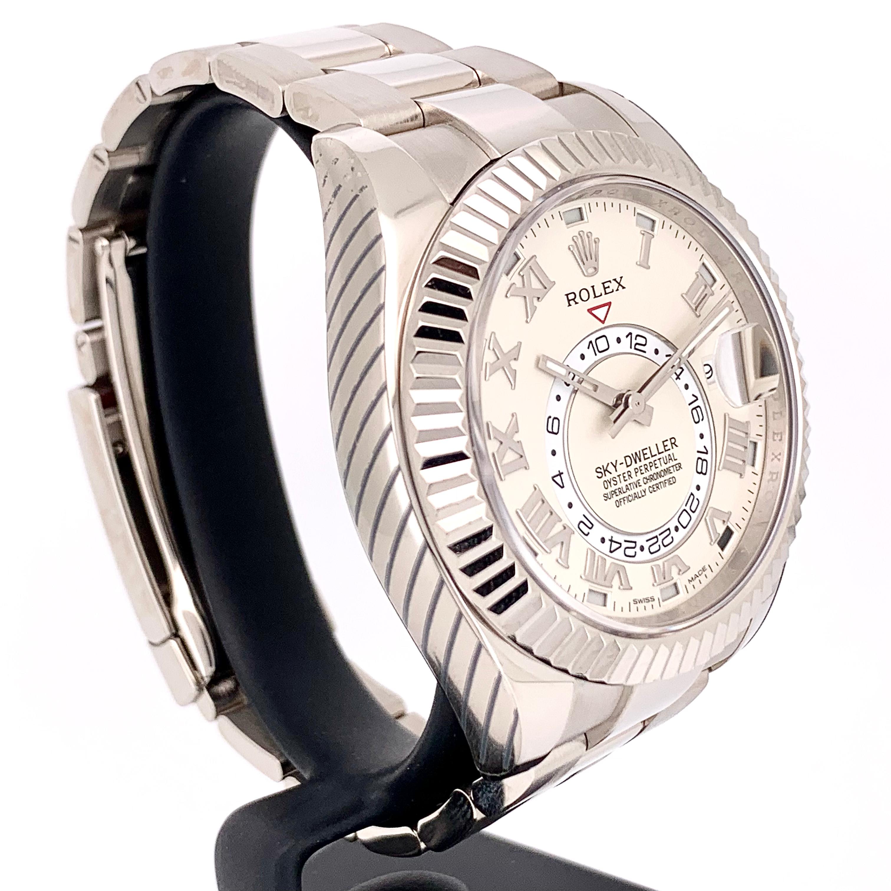 Sky Dweller White Roman