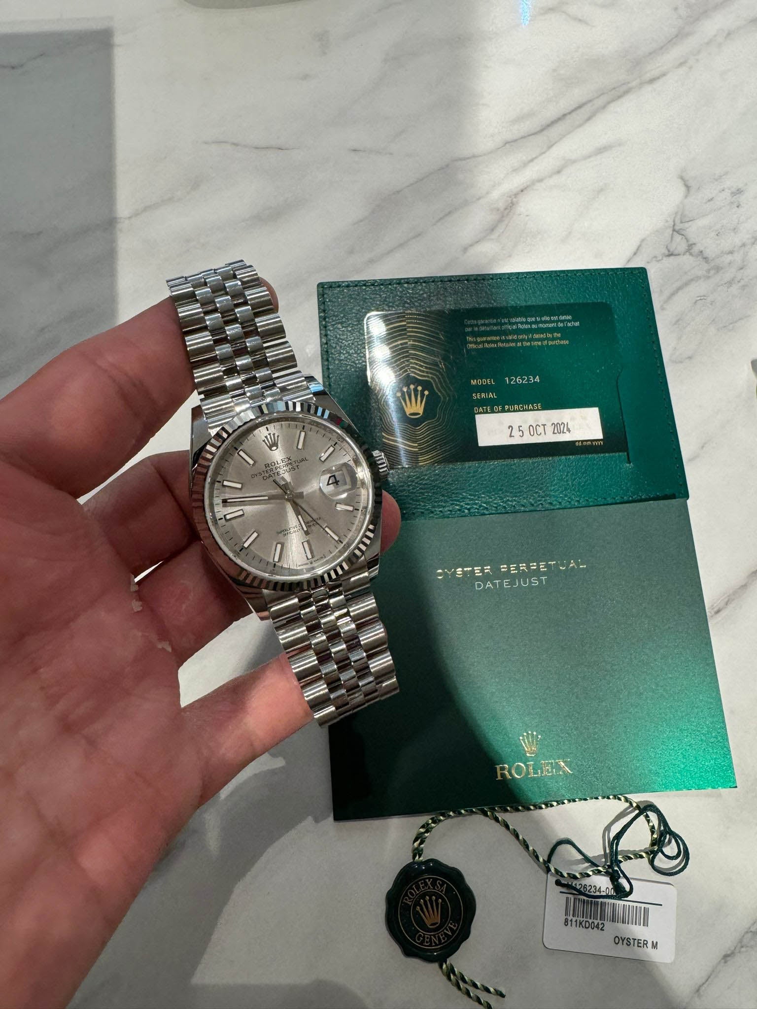 Rolex Datejust 36 Silver