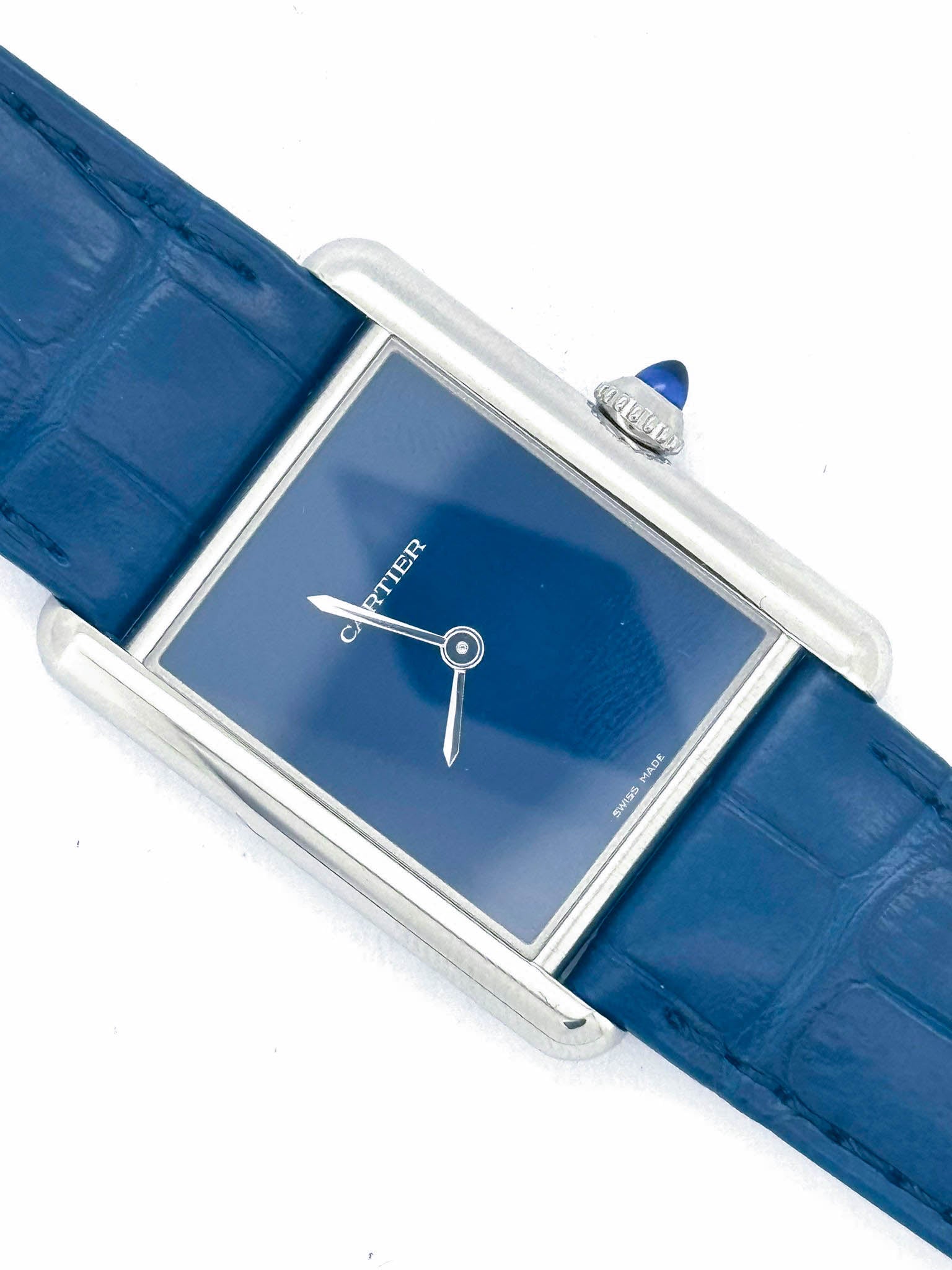 TANK MUST DE CARTIER L BLUE DIAL (2021)