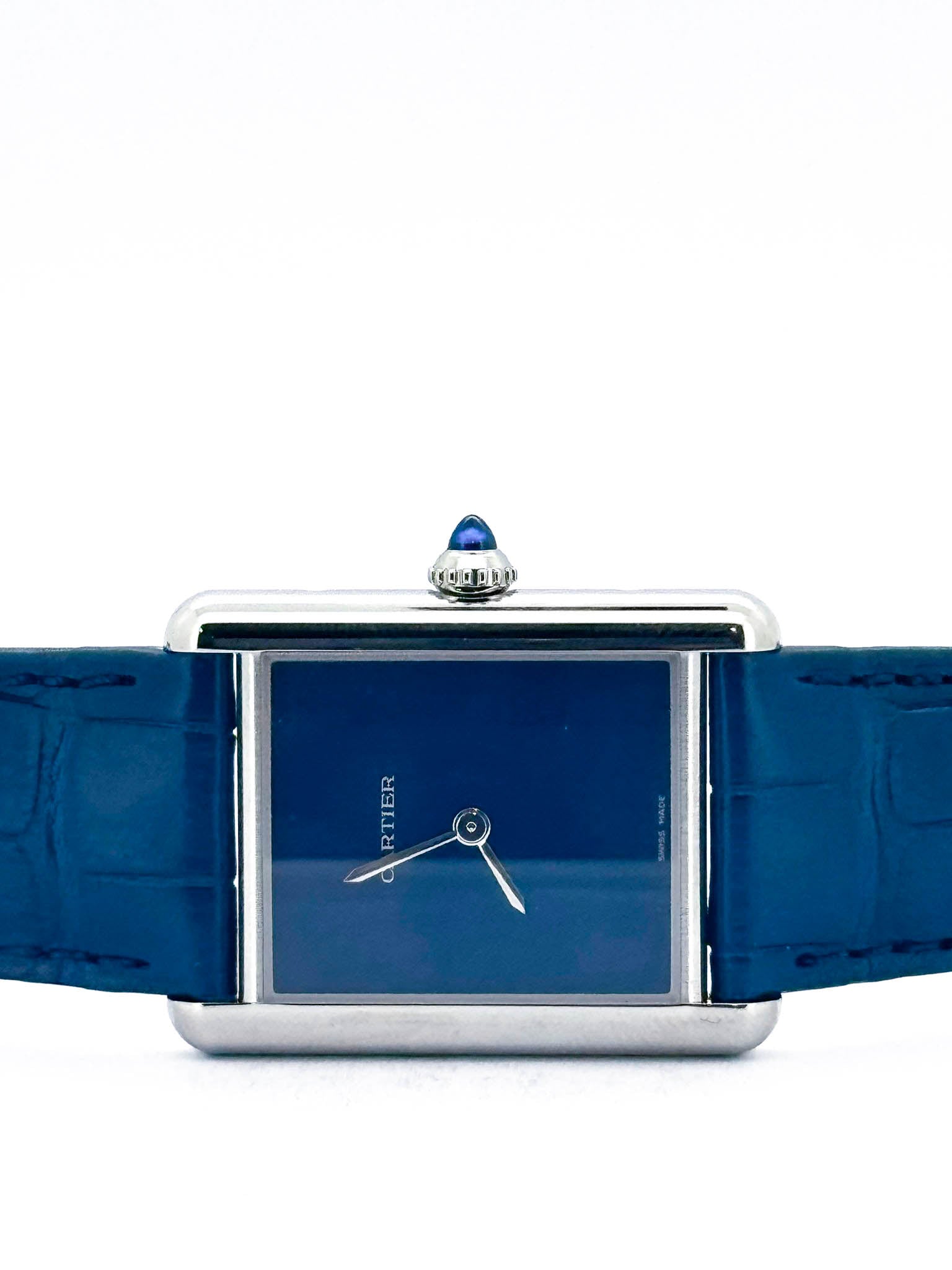 TANK MUST DE CARTIER L BLUE DIAL (2021)